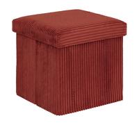 Atmosphera Pouf coffre pliant - Ambre