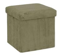 Atmosphera Pouf coffre pliant - Kaki