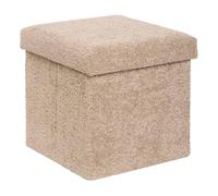 Créateur d'intérieur - Pouf Coffre Pliable "Soana" 38cm Taupe