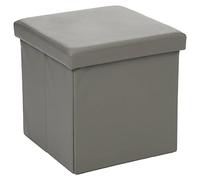 Atmosphera - Pouf Pliant Gris