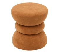 Atmosphera - Pouf ritem Rond d.36cm Ambre
