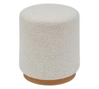 Atmosphera Pouf rond design - Blanc