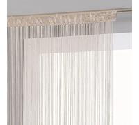 Atmosphera - Rideau Fil 90 x 200 cm, Style Cosy Scandi, Laisse Passer la Lumière - pour Séparation de Pièce, Porte, Fenêtre