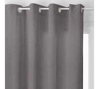 Atmosphera Rideau Lilou gris foncé - 140 x 260 cm