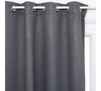 Atmosphera - Rideau Occultant Feuilles - 140 x 260 cm - Motif Végétal, à Oeillets - pour Salon, Chambre