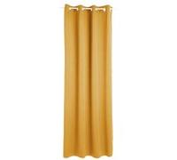 Rideau occultant jaune moutarde 140x260cm - Atmosphera Créateur d'intérieur