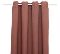 Atmosphera - Rideau occultant odelie Terracotta 135x240cm
