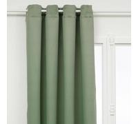 Atmosphera - Rideau occultant odelie Vert céladon 140x260cm