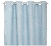 Atmosphera - Rideau occultant phosphorescent enfant Dinosaure - 140 x 250 cm - Bleu - DINOSAURES Bleu G