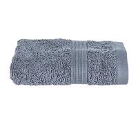 Atmosphera - Serviette invité Essentiel - Coton 450 GR/m² - Gris Anthracite 30x50 cm