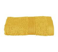 Atmosphera - Serviette invité Essentiel - Coton 450 GR/m² - Jaune Moutarde 30x50 cm