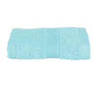Atmosphera - Serviette invité Essentiel - Coton 450 GR/m² - Bleu Aqua 30x50 cm