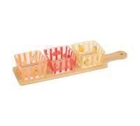 Atmosphera - Set apéritif plateau et 3 coupelles fruity