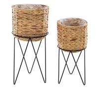 Atmosphera - Cache-pots Hya - Jacinthe d'eau - Lot de 2