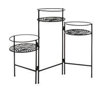 Atmosphera - Set de 3 Portes Plantes - métal - Noir