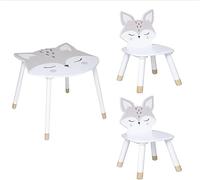 Atmosphera Set Table Douceur + 2 chaises Douceur Renard