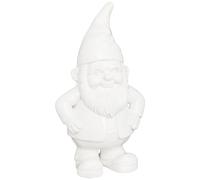 Atmosphera - Statue Nain de Jardin déco extérieur Anao H.42cm résine Assorti - Blanc