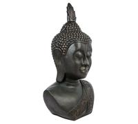 Statue Tête de Bouddha - H. 1,13 m. - Pierre