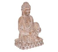 Atmosphera - Statuette Bouddha - Effet Bois H67 cm