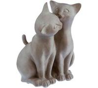 Statuette Chat - Résine - Bisou