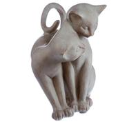 Atmosphera Statuette Chat enlacé en résine