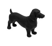 Statuette en Résine Chien Basset 40cm Noir