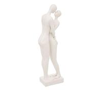 Atmosphera - Statuette Couple - résine - Blanc - H33 cm