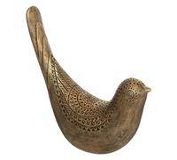 Atmosphera - Statuette Oiseau - résine - doré - H17 cm