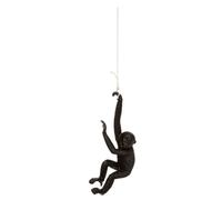 Atmosphera - Statuette Singe Suspendu Safari - résine - Blanc - H39-5 cm - Modèle 3