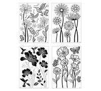 Atmosphera - Sticker en relief fleurs