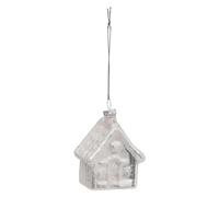 Atmosphera Sujet de Noël chalet - Blanc