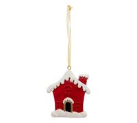 Atmosphera Sujet de Noël maison - Rouge
