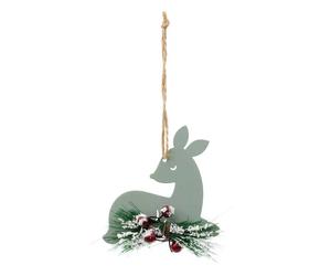 Atmosphera Sujet de Noël renne - Vert