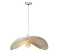 Atmosphera - Suspension Arlo - Abat-jour en Métal Doré D80cm - Ampoule Non Incluse E27 25W - Luminaire pour Salon, Cuisine, Bureau, Chambre