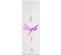 Suspension décorative libellule en acrylique - Rose
