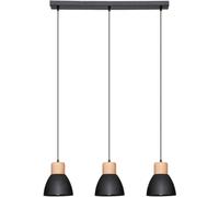 Suspension 3 Têtes Desy 100cm Noir