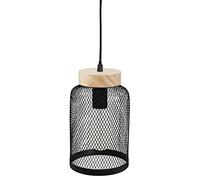 Suspension ""Zely"" métal noir D15cm - Atmosphera Créateur d'intérieur