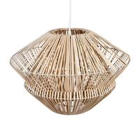 Atmosphera Suspension Ludza en rotin – Diamètre 45 cm – Bois naturel