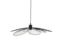 Suspension ""Fleur"" métal noir D57cm - Atmosphera Créateur d'intérieur