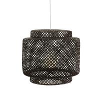 Atmosphera - Suspension Liby - noir - bambou D40 cm