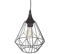 Atmosphera - Suspension filaire Flave noire - métal D19 cm