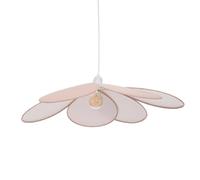 Atmosphera - Suspension Pétales Naya Rose - Ampoule Non Incluse E27 40W - Lustre Bohème 72cm en Métal pour Chambre, Salon, Entrée, Bureau - Hauteur Réglable