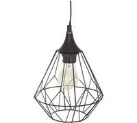 Atmosphera - Suspension filaire Flave noire - métal D19 cm
