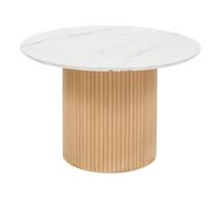 Table à manger D110 Homelya effet marbre Atmosphera