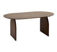 Atmosphera - Table à manger en bois massif 6 personnes ISANA - Marron - Isana Marron G