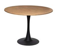 Atmosphera Table à manger ronde - Beige