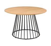 Atmosphera Table à manger ronde - Naturel