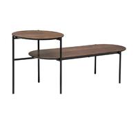Atmosphera Table basse 2 niveaux - Marron
