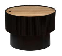 Table basse coffre en bois ENOLA - Noir