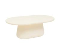 Table Basse Ovale Dumka 110cm Ivoire